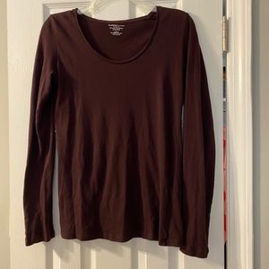 Dark purple long sleeve shirt, very soft